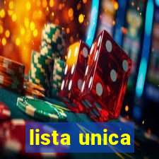 lista unica